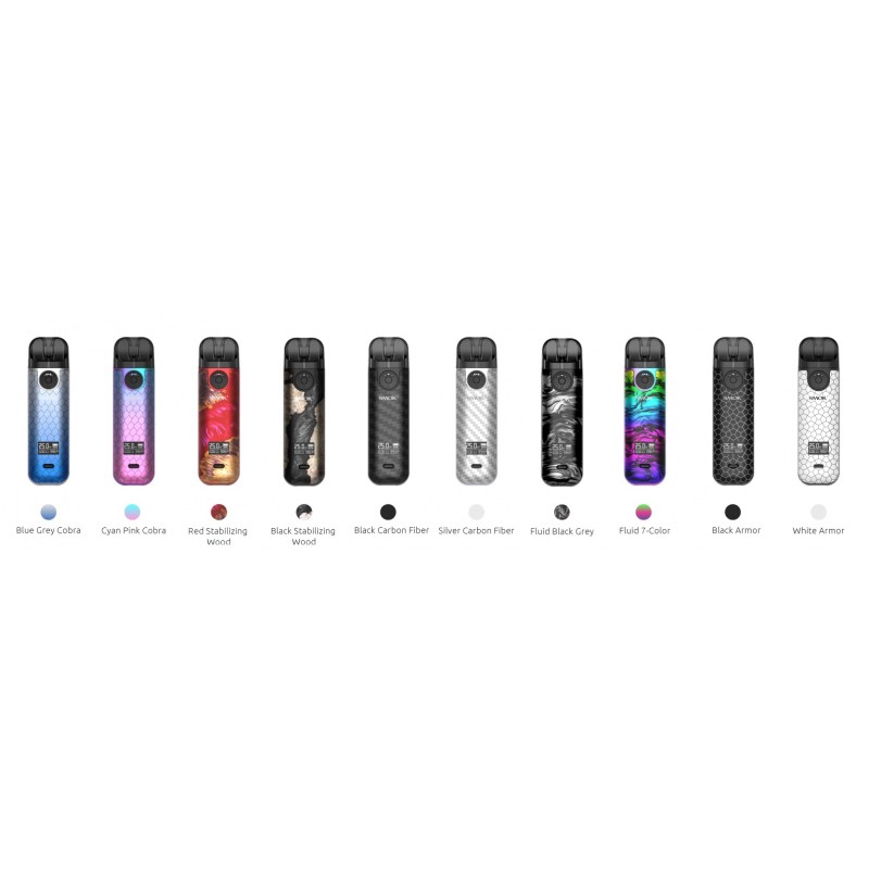 SmokTech NOVO 4 Kit, smok, novo 4 empty replacement pods, lp1 coils
